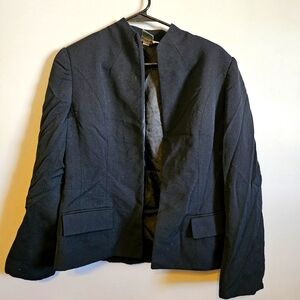 Austin Reed Black 100% Worsted Wool Blazer